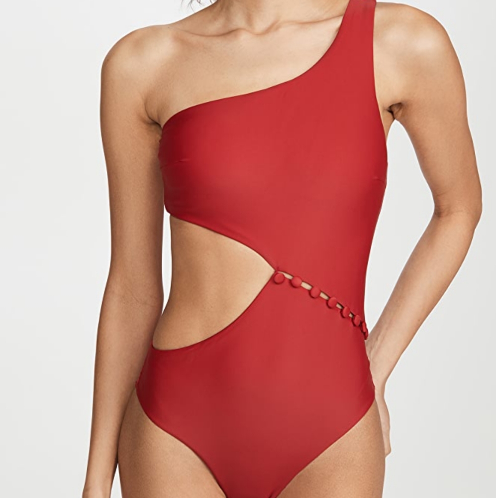 Red Carter Peri One Piece Swimsuit